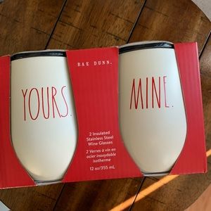 Rae Dunn wine cups/glasses